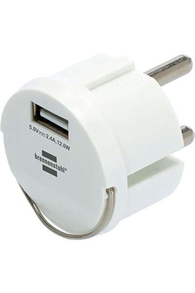 Brennenstuhl Adaptor USB-A pentru priză, 5 V, 2,4 A, 12 W