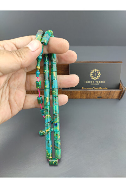 İskeçe Tesbih Wooden Boxed Bahadır Başyiğit Masterpiece Intense Hareli Old Sü...