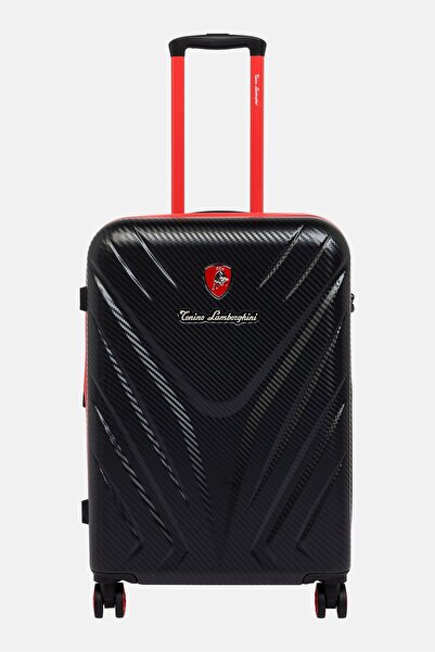 Tonino Lamborghini 29 Inch Hardshell Check-In Spinner Luggage, Black