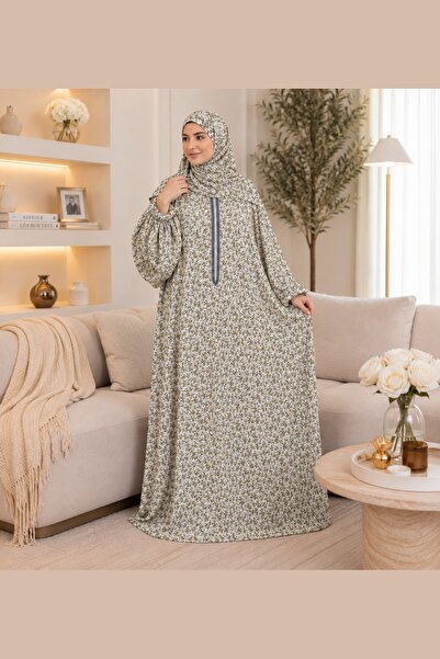 Generic Brand 201 Model Muslim Women's Prayer Dress with Fringes - Loose and ...