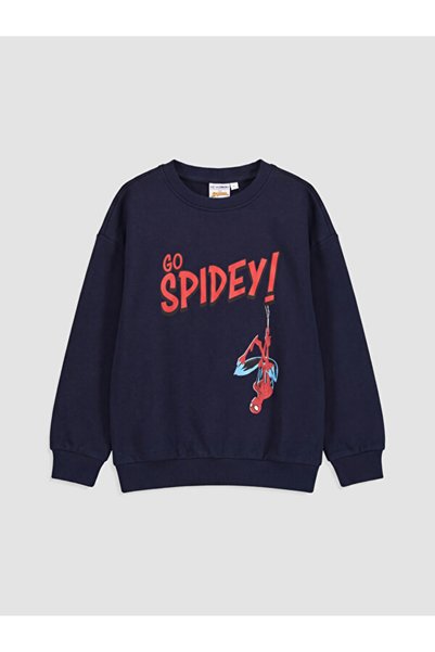 LC Waikiki Rmz Gi̇yi̇m Farkiyla Spider-Man Boys' Sweatshirt