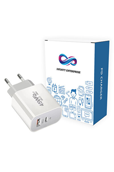 Infinity Enterprise Incarcator priza Infinity Enterprise, USB 45W si USB-C 45...