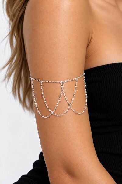 Arescollection Elegant Stylish Adjustable Chain Bracelet Arm Chain