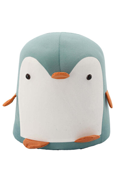 MyOfficeShop Scaunel pentru copii, 28x34cm, maxim 50kg, model pinguin albastru