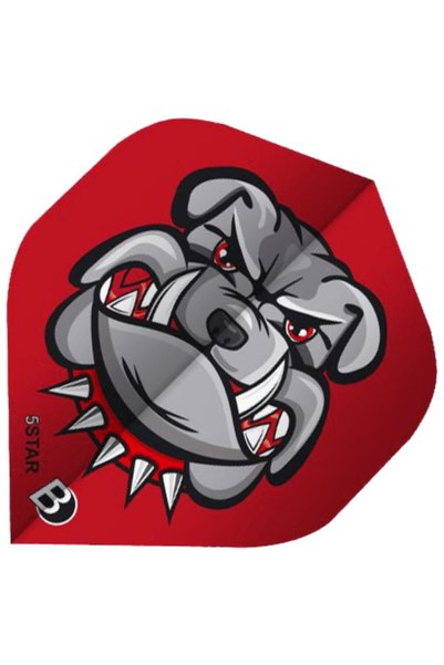 Bull's Φτερά Dart 5-Star Flights A-Std Bulldog