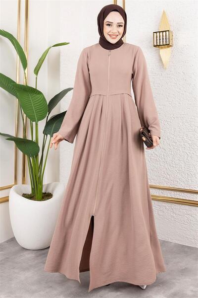 Mestore Pleated Aerobin Ferace Mink