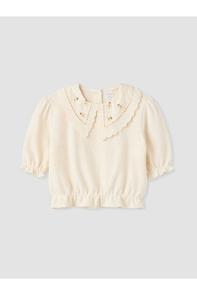 LC Waikiki Esvab • Modern & Distinctive Bebe Roba Collar Embroidered Baby T-S...