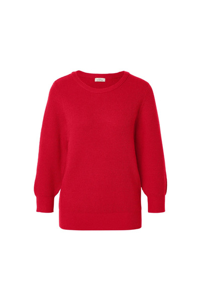 Tchibo Women's Thin Knitted Sweater, Viscose, Red