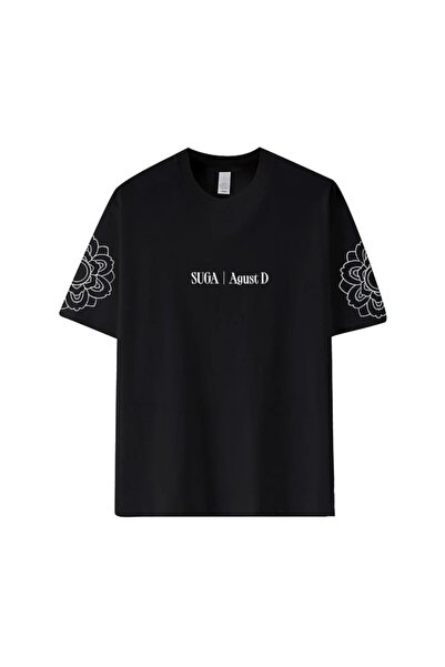 barsdepo Tricou imprimat BTS SUGA AGUST D, Calitate PREMIUM Unisex Copii/Adulți