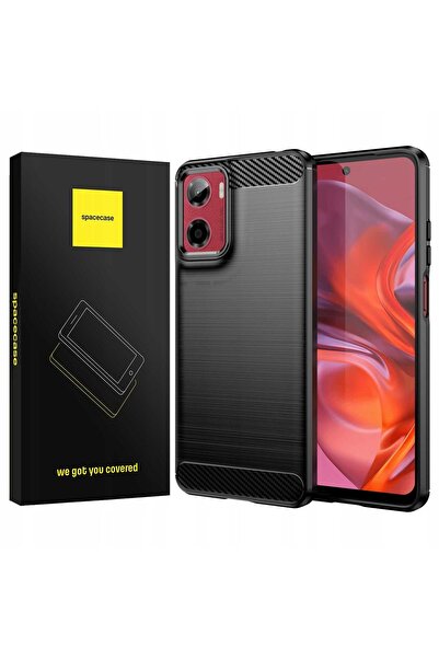 spacecase Carbon Moto G05/E15 negru
