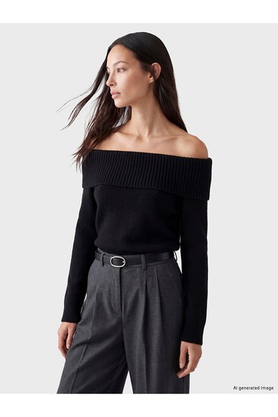 LC Waikiki I Wide Roba Collar Women's Knitwear Sweater from Freezen Store