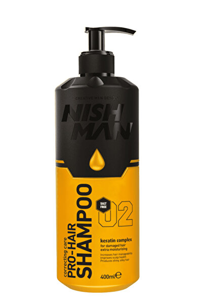NISHMAN Correcting Care Pro-Hair Shampoo 01 Keratin Complex 400 ML
