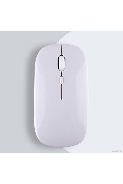Hatreds Bluetooth ve 2.4 GHz Kablosuz Mouse Şarjlı RGB Işıklı Sessiz Tıklama ...