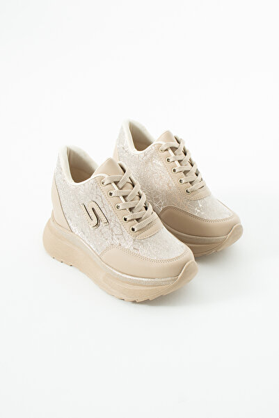 kajal ayakkabı Mdln 953 Patterned Sports Shoes with Hidden Heels
