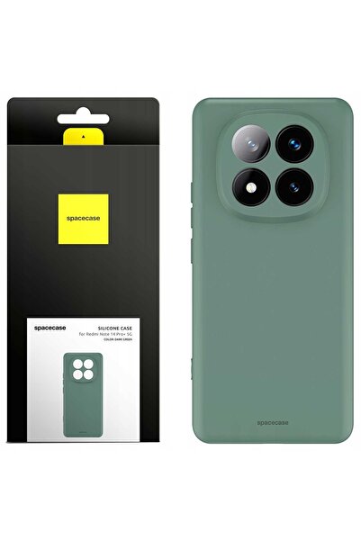 spacecase Husă de silicon 3.0 Redmi Note 14 Pro+ 5G verde
