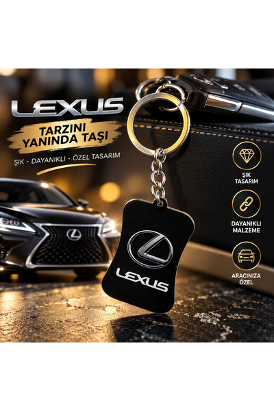 seymen bıçakçılık Car Keychain Black Stylish Design Auto Keychain Accessory