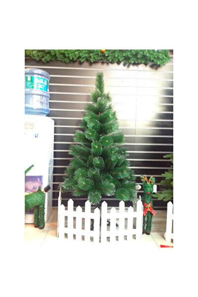 AMAMIA Brad Artificial de Craciun tip Pin, Clasic, 90 cm, cu Suport de Plasti...