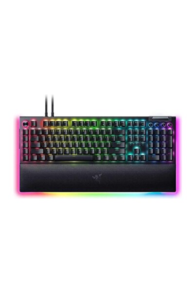RAZER Blackwidow V4 Pro Kablolu Mekanik Oyun Klavyesi Green Switch Türkçe Q - RZ03-04681200-R3L1