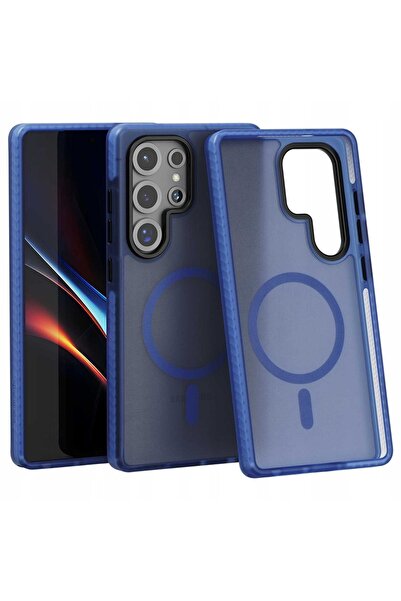 spacecase Hybrid Fusion Mag Galaxy S25 Ultra albastru
