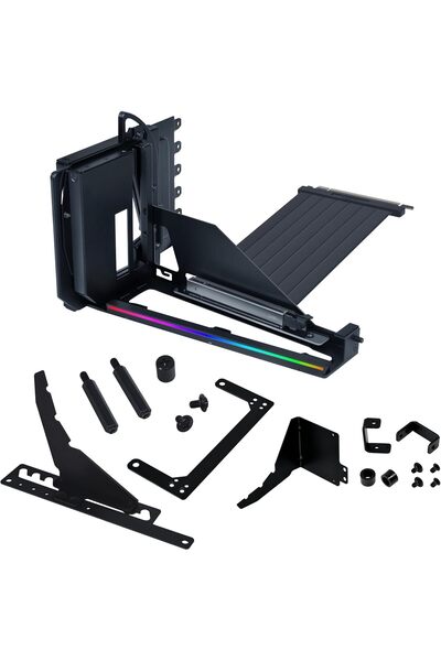 StepCo Dikey GPU için ATX VG4v4 4 yuvalı PC kasası - yükseltici kablosu PCI-E 5,0 x 16 – 200 mm, PCIe 3.0/4