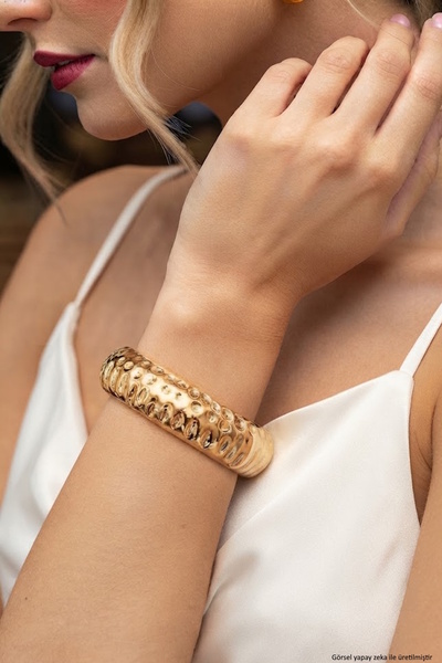 CAŞ DEKORASYON Gold Color Mica Bracelet