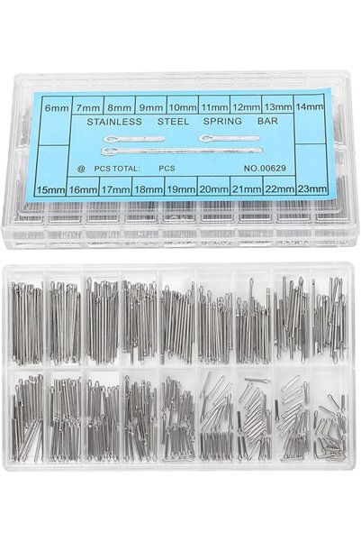 KASTWAVE Watch Repair Kit, 360Pcs Stainless Steel Watch Band Link Pins, Split...