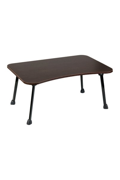 OEM Masă pliabilă maro 53x39x27 cm, 4 picioare rabatabile, pentru pat și canapea