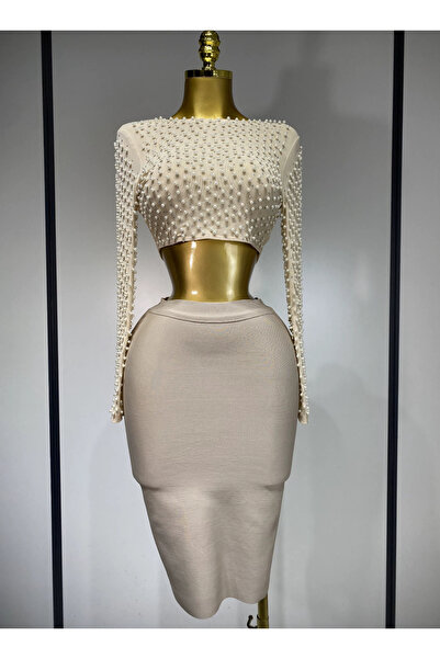 Generic Brand Compleu elegant cu perle