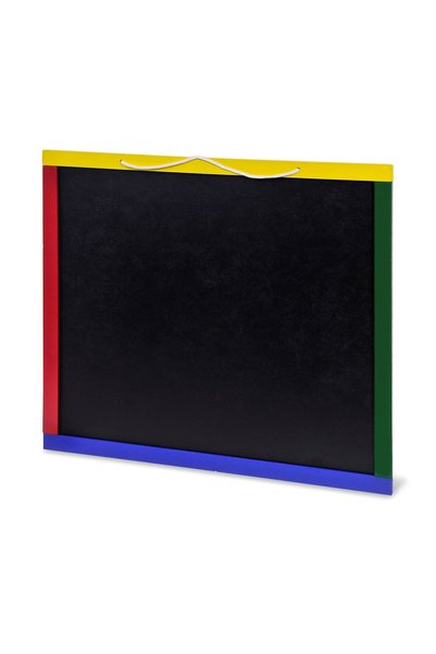 OEM Tablă Neagră pentru Cretă 55x50 cm, Cadru din Lemn Colorat și Șnur de Agă...