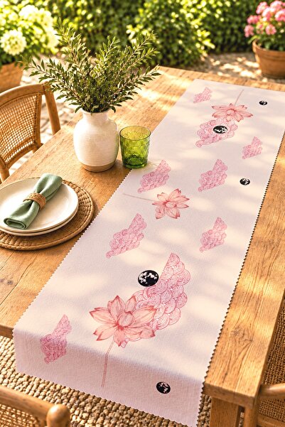 EVPANYA Goose and Octopus Patterned Runner / Tablecloth / Placemat