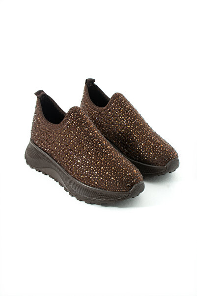 kajal ayakkabı Ljn 6501 Stone Printed Casual Sneakers
