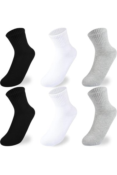 GENERAL Boys Crew Socks Kids Seamless Cotton Socks Dress Socks Uniform Socks ...