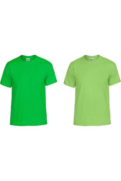 GILDAN Men's DryBlend T-Shirt, Style G8000, 2-Pack, Dark Heather, Small