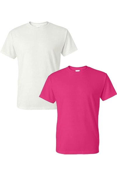 GILDAN Men's DryBlend T-Shirt, Style G8000, 2-Pack, Dark Heather, Small