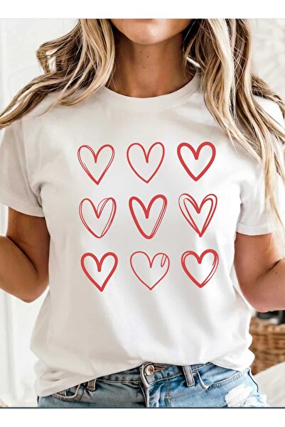 XPLODE Tricou HEARTS Supradimensionat