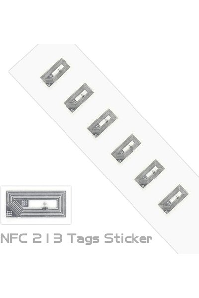 GENERAL NFC Stickers Blank NTAG213 Tags Rewritable NFC Chip Sticker, Waterpro...