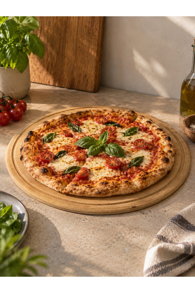 Hardov Ahşap Sunum & Servis Tabağı Pizza Servis & Sunum Tahtası