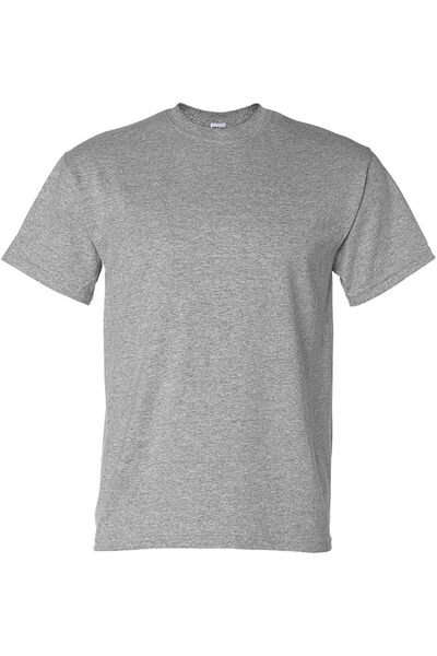 GILDAN Men's DryBlend T-Shirt, Style G8000, 2-Pack, Dark Heather, Small