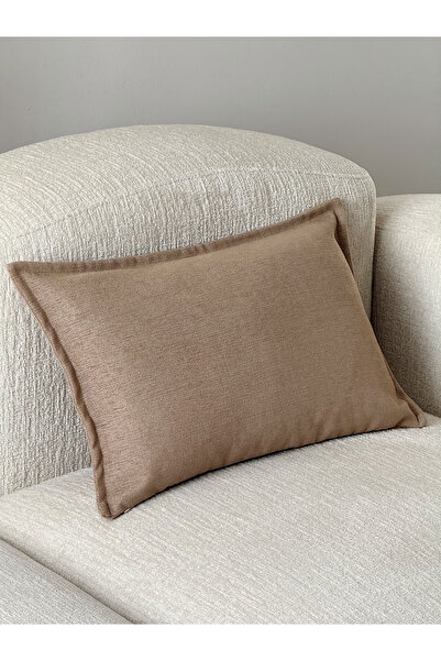 AYSA HOME DECOR Noma Rectangular Mink Throw Pillow Cover (35 X 55 cm)