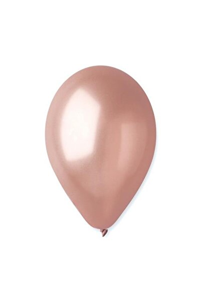 SDX Market Baloane rotunde din latex, metalice, 27cm, Rose gold, 50 bucăți