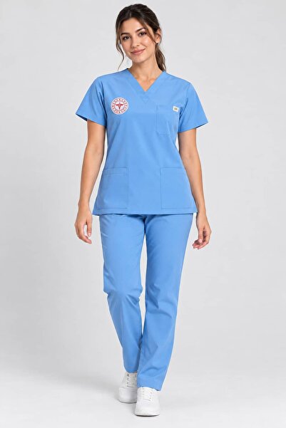 LİZY UNİFORM Lizy-Women's Doctor's Uniform Suitable for the Department of Health