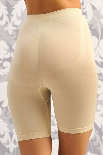 Alemdar High-Waisted Long Shorts Shapewear for Tummy and Thigh Shaping