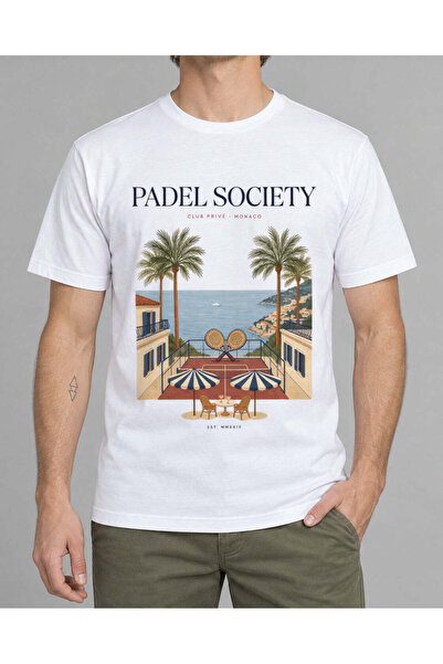 XPLODE Tricou Padel Society Monaco Supradimensionat