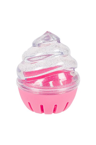 Jumbo Suport Roz Transparent pentru Burete Machiaj CupCake Ø5x7cm – Aplicare ...