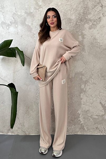 Siyah Salaş Sweat Ve Pantolon