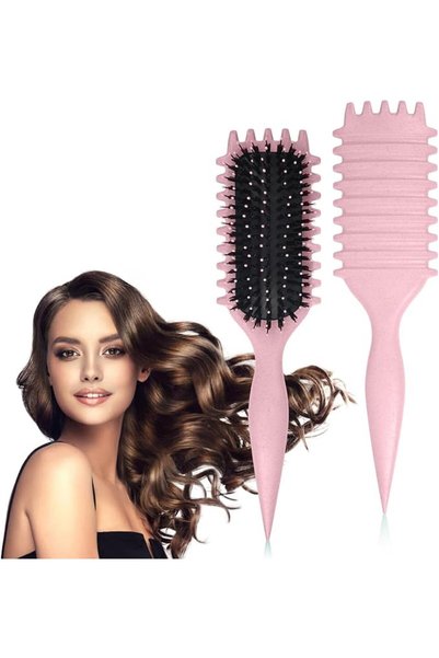 Moment Bounce Curl Define Styling Brush -Premium Curly Hair Brush, Wet & Dry ...