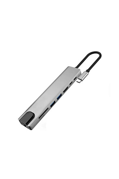 OEM Adaptor hub USB Type-C compatibil cu Apple Macbook, dispozitive Windows, ...