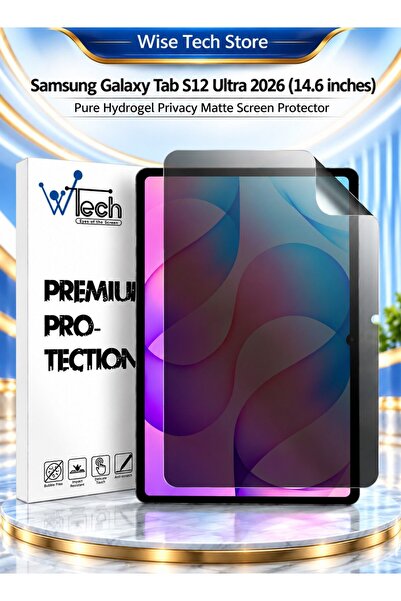 Wtech Screen Protector For Samsung Galaxy Tab S12 Ultra 2026 (14.6 inches) Pr...