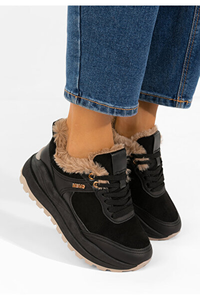 B T Shoes Sneakers cu platformă Misay V2 negri