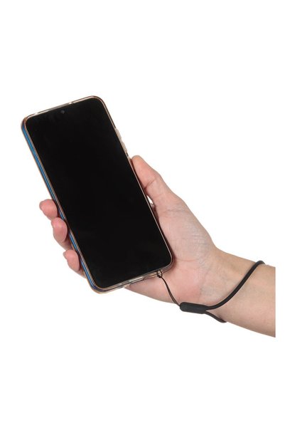OEM Accesoriu Telefon Mobil de Silicon Negru 13cm – Prindere Practică și Acce...
